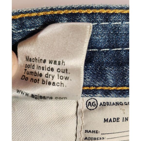 AG Adriano Goldschmied Distressed Cutoff Denim 26 Made in USA Costal Cowgirl - Picture 8 of 8